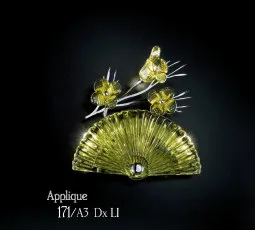 Moderne Wandleuchte in SAP grüne Farbe