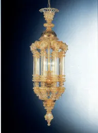Windlicht mit Murano-Glas