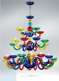 Flämischen Stil multicolor Kronleuchter Achtundzwanzig Lights