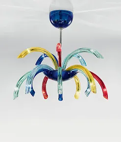 Fünfzehn multicolor Leuchten Kronleuchter