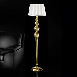 Kristall und Gold Stock Stehleuchte