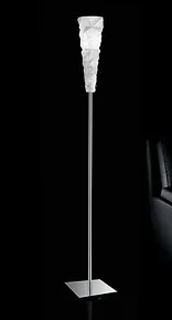 Stehleuchte in weiße Milch