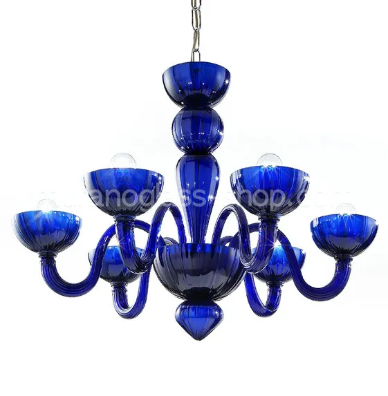 Nielsen Kronleuchter, Kronleuchter blaue Farbe