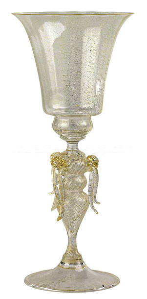 Glas Murano 5482, Glas aus Murano-Glas Golddekor