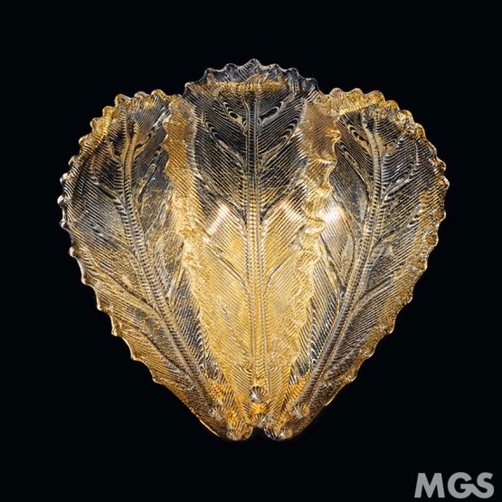 Bembo Wandleuchte, Wall light with crystal dew