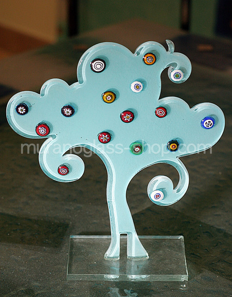 Bäume, Baum kleinen blauen