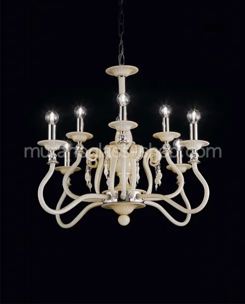 2709 Serie Kronleuchter, Ivory Kronleuchter um acht Lichter