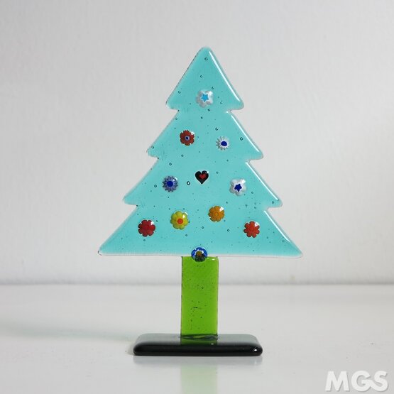 Weihnachtsbaum, Kleiner Weihnachtsbaum in der hellblauen Farbe
