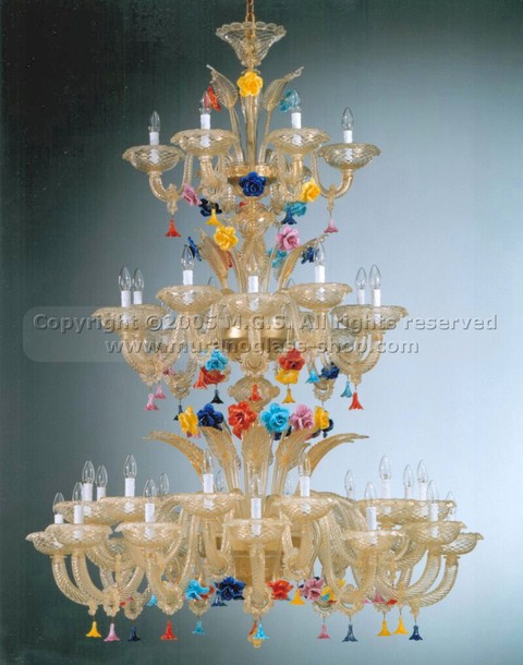 303 Serie Kronleuchter, Kronleuchter mit 24 + 12 + 6 Lichter