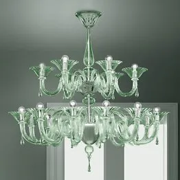 sechs Lichter ozeangrüne Farbe