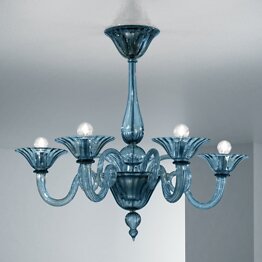 Jeansblaue Farbe mit fünf Lichtern