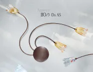 Wandleuchten, Bernstein Submerged (linke Seite)