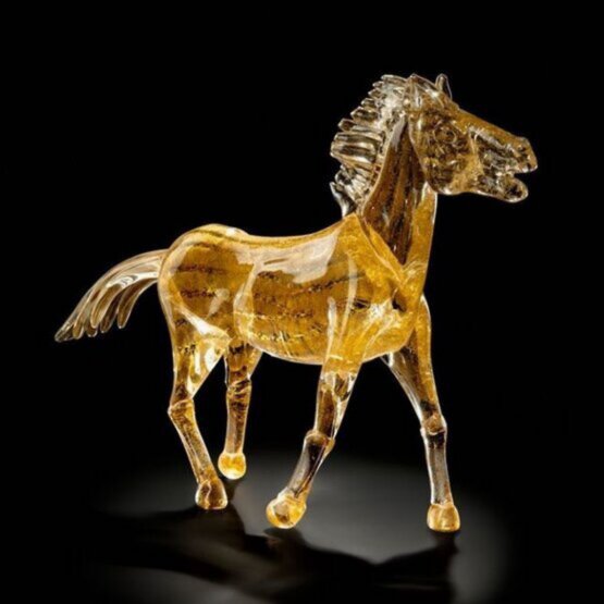 Laufendes Pferd, Laufendes Pferd aus 24 Karat Gold