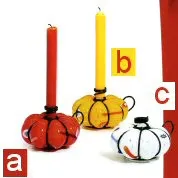 Tabelle Kerzenständer rot