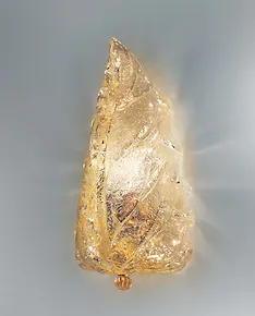 Wandleuchten mit Bernstein graniglia