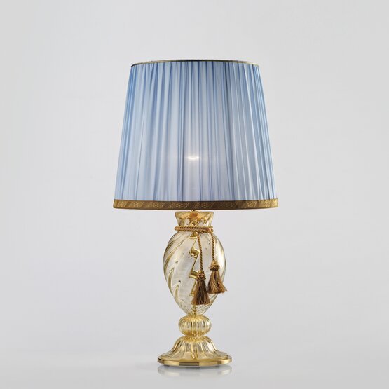Cersei Tischlampe, Tischlampe aus 24 Karat Gold