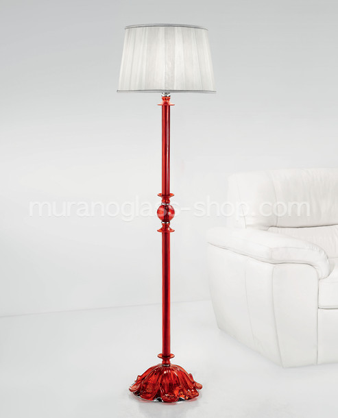 Stehleuchten Murano Series 1452, Red Stock Stehleuchten