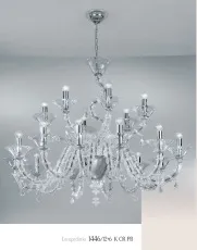 Crystalchandelier bei 12 + 6 Licht führen Anhänger.