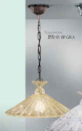 Hängeleuchte in Bernstein K