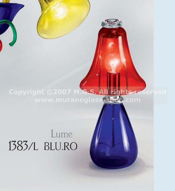Tischleuchten Murano Serie 1383, Multicolor Tischleuchte