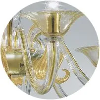 Kristall und 24 Karat Gold